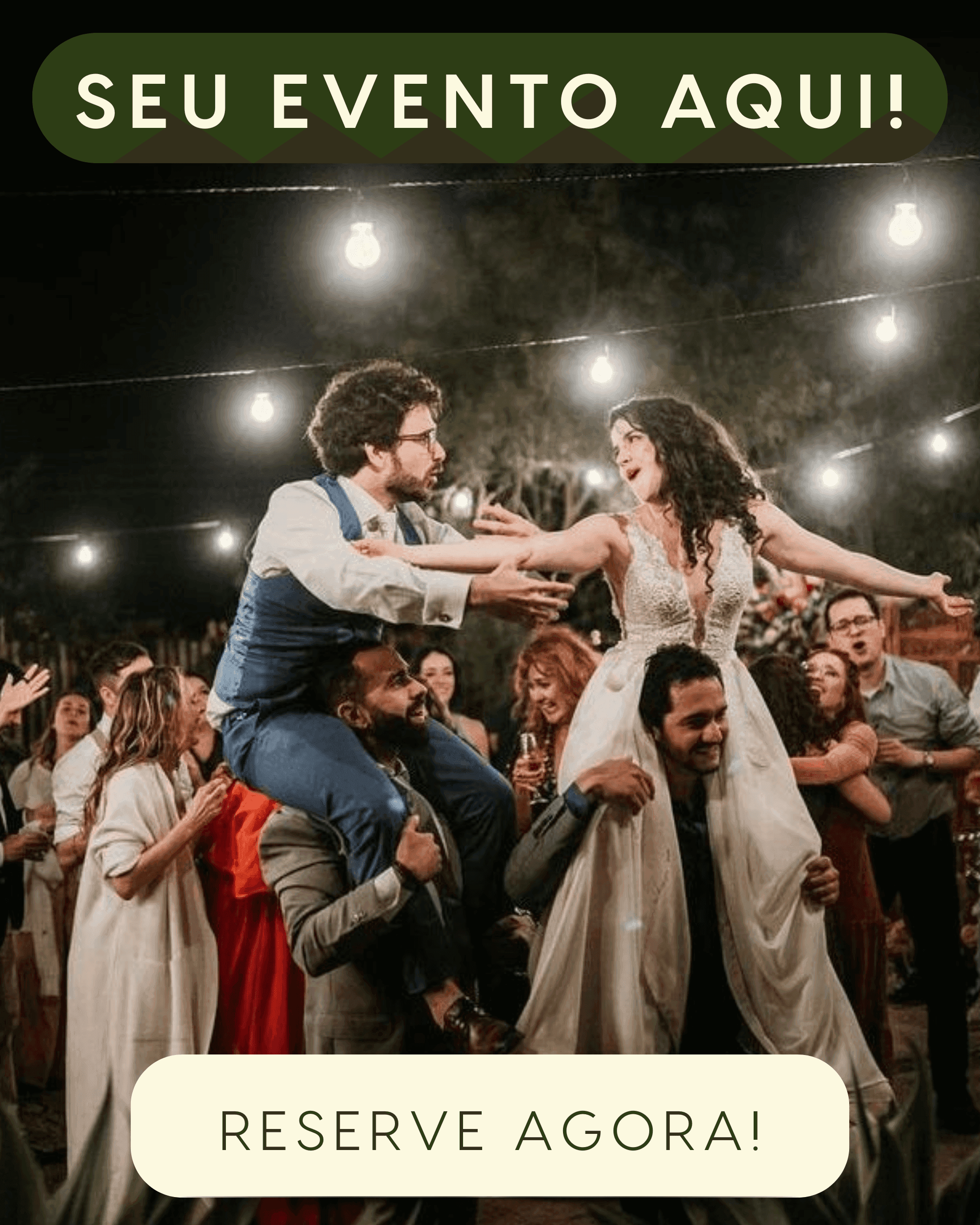 <p style="margin-left:0px;">Casamentos, retiros ou encontros corporativos: <strong>a Casa da Lua é o cenário perfeito para o seu evento na Chapada dos Veadeiros. </strong>Ambiente acolhedor, infraestrutura completa e atendimento personalizado para transformar seu momento especial em algo inesquecível.</p>