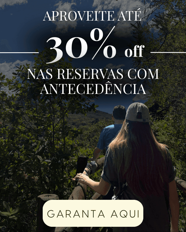 <p style="margin-left:0px;">Reservando com pelo menos <strong>60 dias</strong> de antecedência, <strong>você garante 30% de desconto nas diárias</strong>, com mínimo de 2 noites. Válido para reservas pelo site ou WhatsApp da Casa da Lua. <strong>Cancelamento em até 7 dias</strong>, conforme o Código de Defesa do Consumidor.</p>